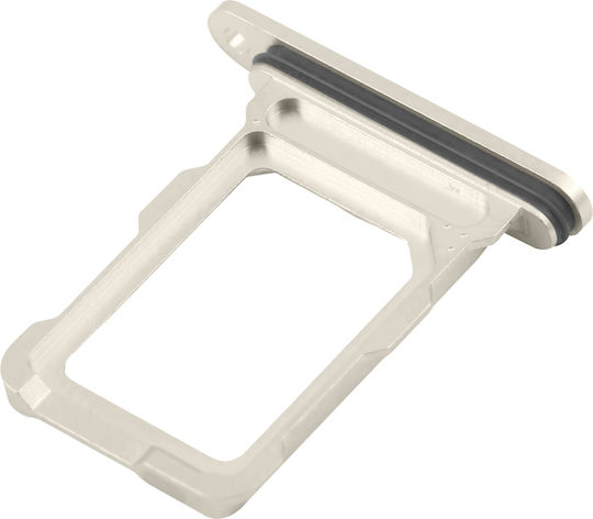 Clappio Sim-Kartenhalter Für iPhone 16 Pro 16 Pro Max Nano Sim Slot Beiges