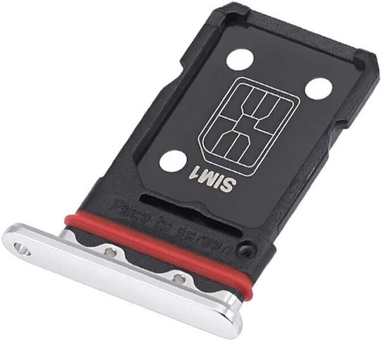 Clappio Sim Kartenhalter Oppo Find X5 Pro Nano Sim Slot Weiß