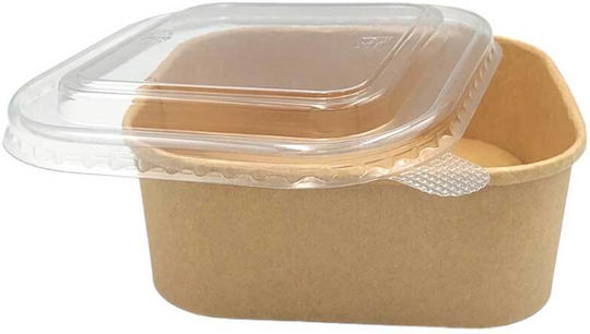 Kraft Сет 50 Хартиени Кутии Салата Крафт