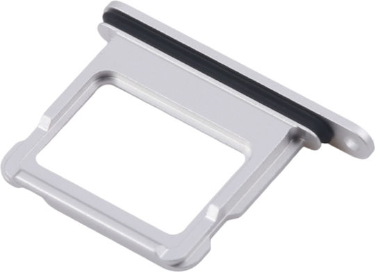 Clappio SIM Card Tray iPhone 16 16 Plus Nano SIM Slot White