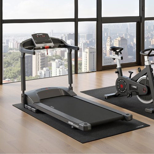 Vevor Gym Exercise Equipment Floor Mat Black 76x182cm