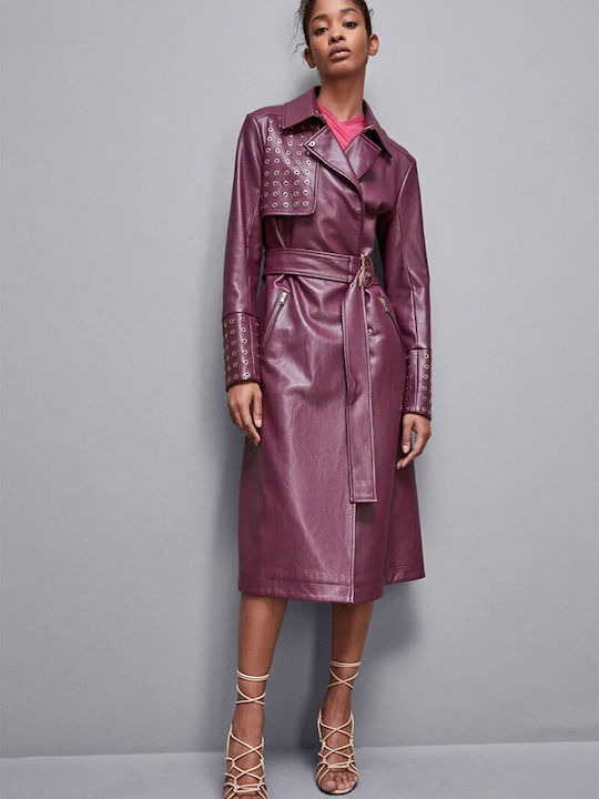 Patrizia Pepe Women's Black Trench Coat 8O0141-E005-K103