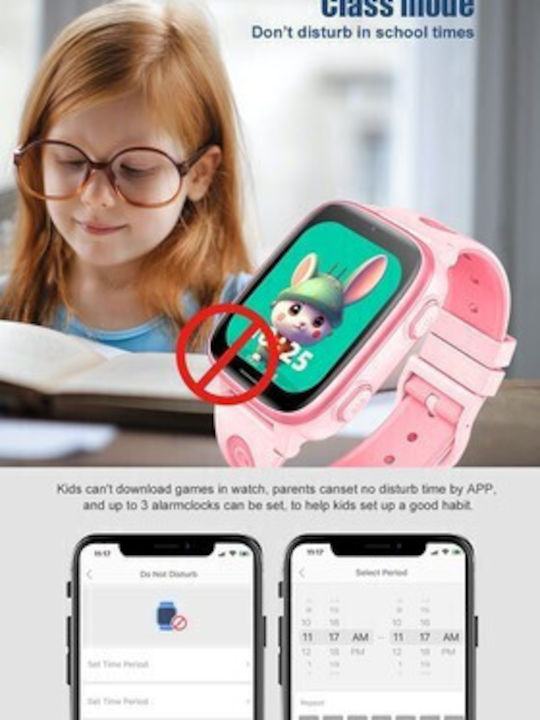 INTIME Smartwatch Pentru Copii 4G Cu GPS Și Cameră Albastră