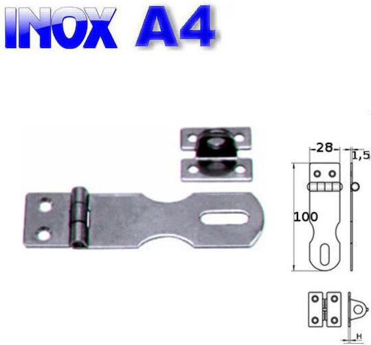 Inoxmare Accesorii pentru puntea bărcii Oțel inoxidabil plat A4