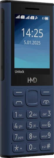 HMD 130 Music Single SIM Κινητό με Κουμπιά Μπλε