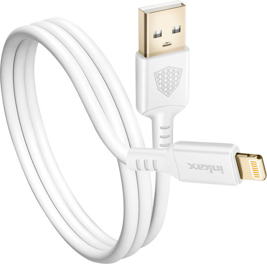 Inkax Iphone Usb To Lightning Fast Charge Cable White