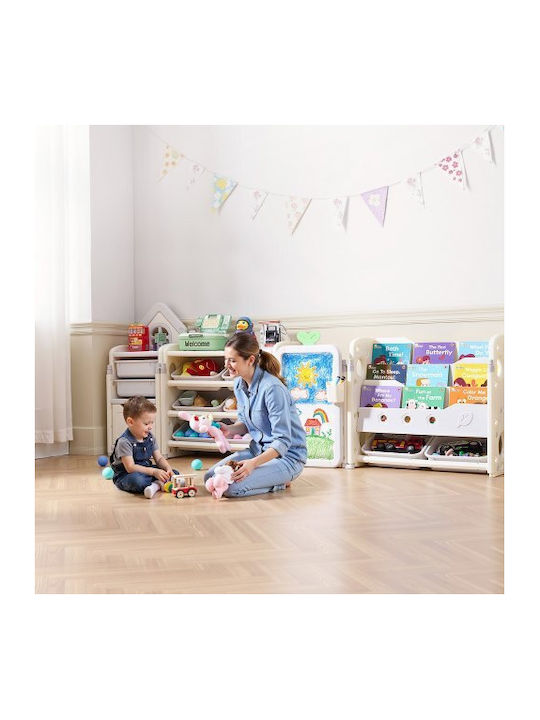 Kids Plastic Cabinet Beige