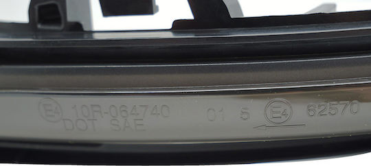 Φλας Καθρέπτη Volvo S90 V90 V60 Xc40 Smoke Dynamic Led 2 Τεμάχια