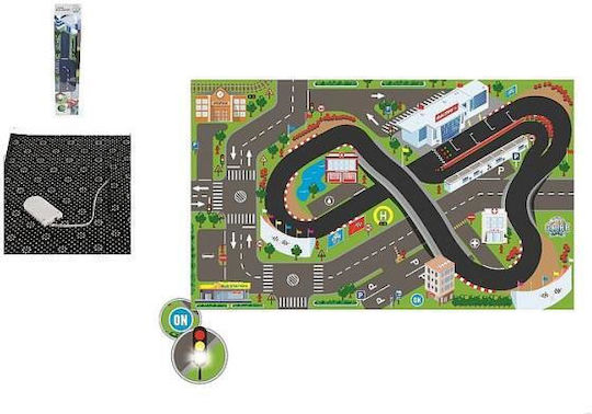 Vedes Обучение по пътна безопасност с Led Детско килимче Път Многоцветен 72x120см