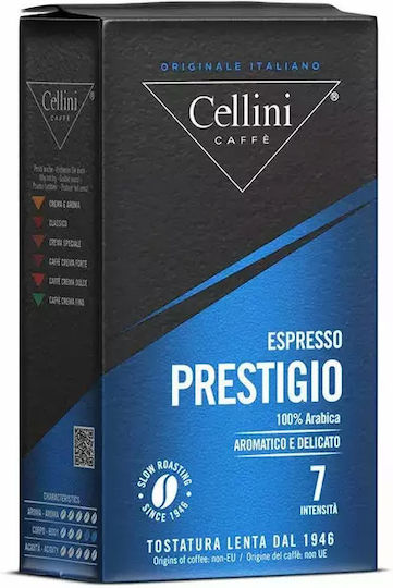 Cellini Espresso Kaffee Arabica Gemahlen 250gr