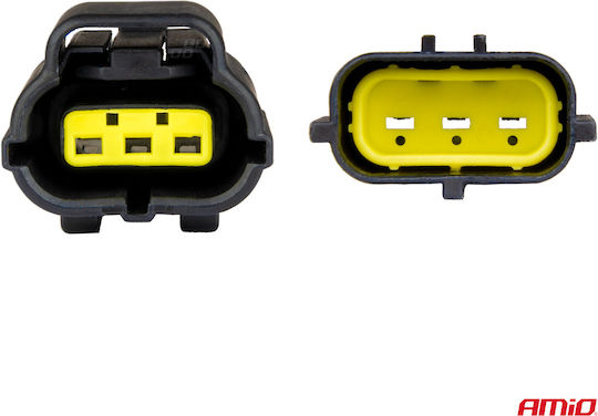 Socket Plug Connector 3 Pin Φ2.2mm Waterproof Amio 1 Pc Amio 04347/am