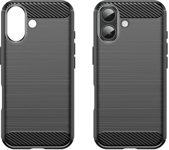 Techsuit Stoßstange Silikon / Kunststoff Schwarz (iPhone 17)