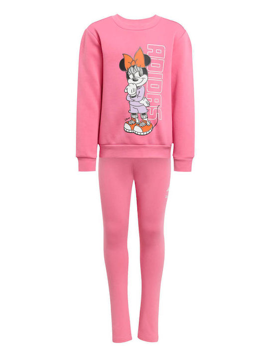 Kids' Set with Leggings Winter 2pcs Pink Disney Minnie Mouse