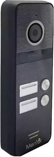 Post Exterior Interfon Video 2 Familii Wireless Wifi Ip65 2mp Full-hd Ir 4 Fire Mentor Sy064