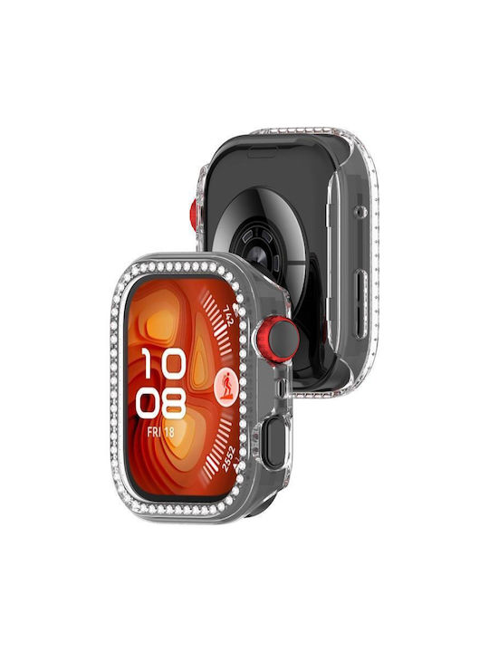 Half Coverage Hollow Пластмасов Калъф в Прозрачен цвят за Huawei Watch Fit 4 Pro