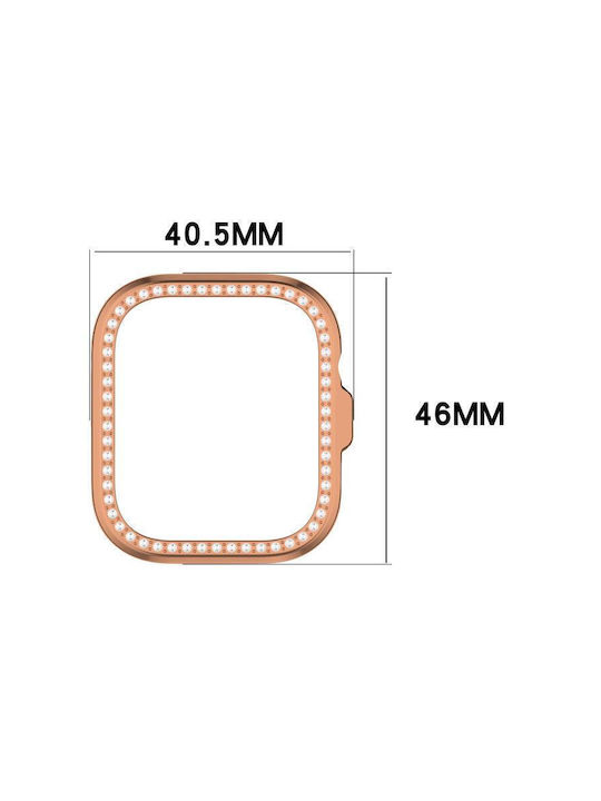 Half Coverage Hollow Carcasă de Plastic în culoarea Rose Gold pentru Huawei Watch Fit 4
