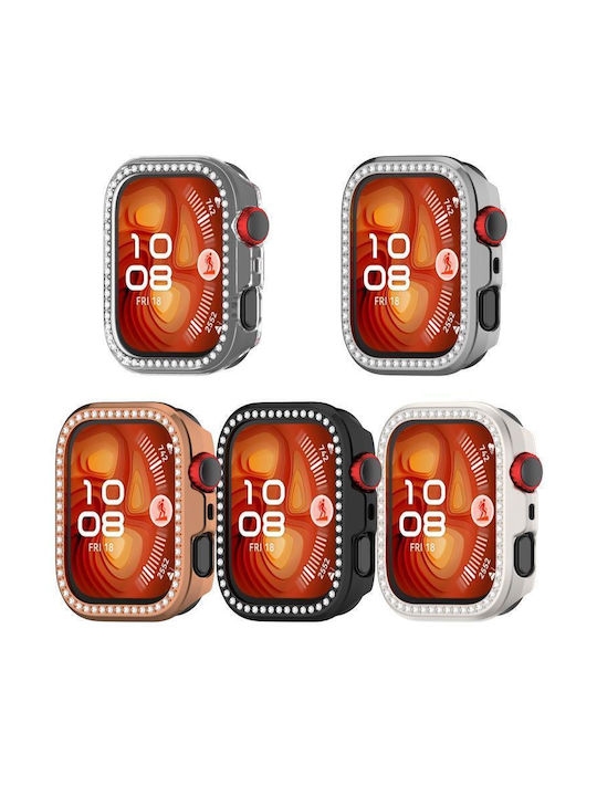 Protective Plastic Case in Silver color for Huawei Watch Fit 4 Pro