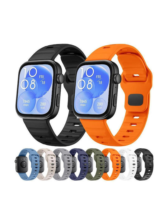 Strap Silicone White (Galaxy Fit3Huawei Watch Fit 4)