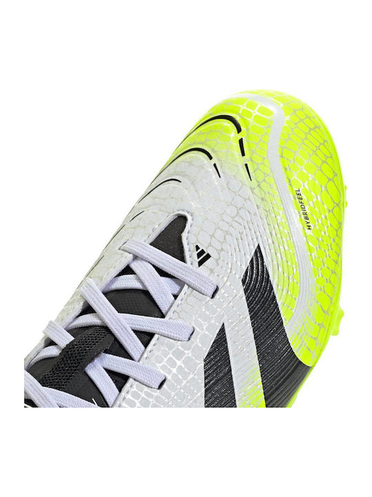 Predator League Kids Molded Soccer Shoes White