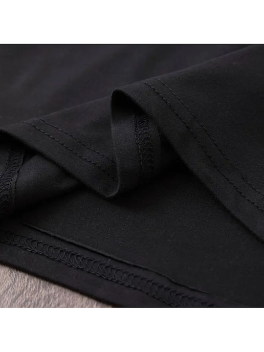 Bluza Damă Mâneci Scurte Neagră
