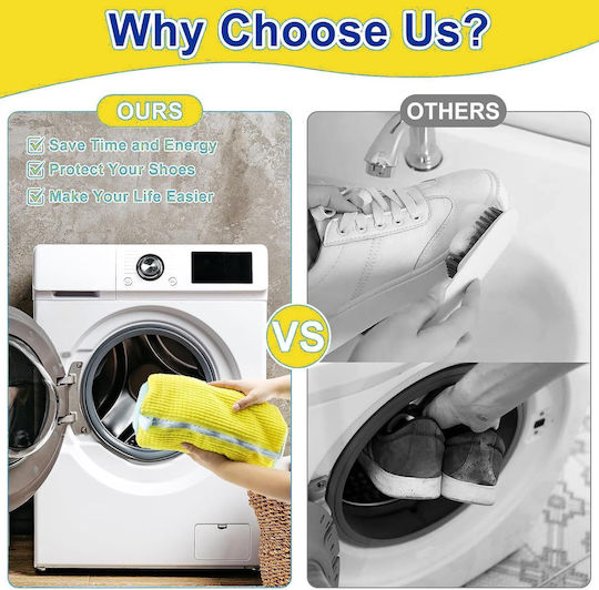 Quandes Shoe Washing Bag Laundry Net for Shoes 39x19cm 1pcs