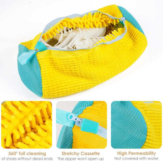 Quandes Shoe Washing Bag Laundry Net for Shoes 39x19cm 1pcs