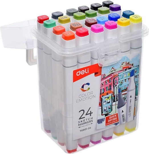 Deli Markere de Desen Set 24buc