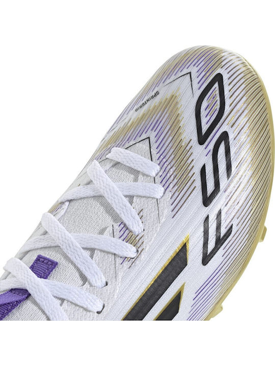 F50 League Kids Molded Soccer Shoes White