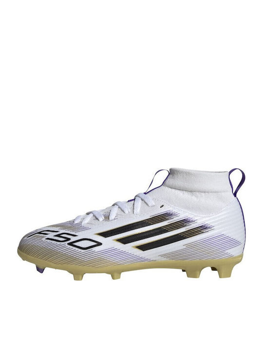 F50 League Kids Molded Soccer Shoes White