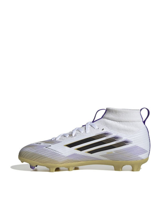 F50 League Kids Molded Soccer Shoes White