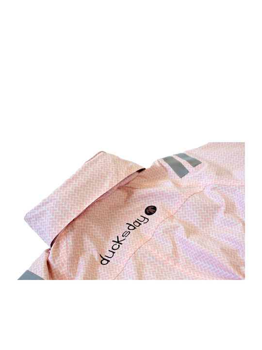 Ducksday Baby Bodysuit for Going Out Long-Sleeved Pink