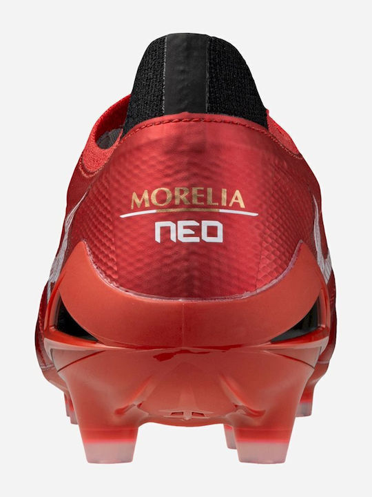 Mizuno Morelia Neo Iv Β Football Shoes with Cleats Red