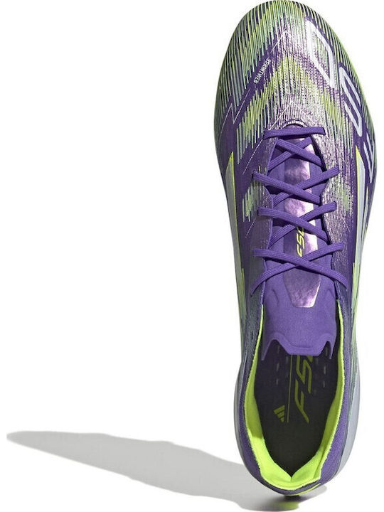 adidas F50 ELITE Футболни Обувки с Бутони Лилави