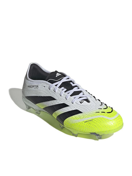 adidas Predator Pro Football Shoes with Cleats White