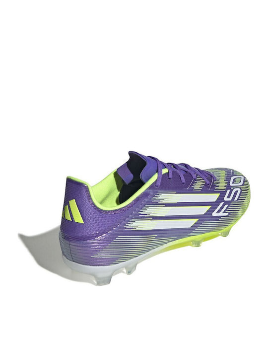 adidas F50 LEAGUE Football Shoes with Cleats Purple
