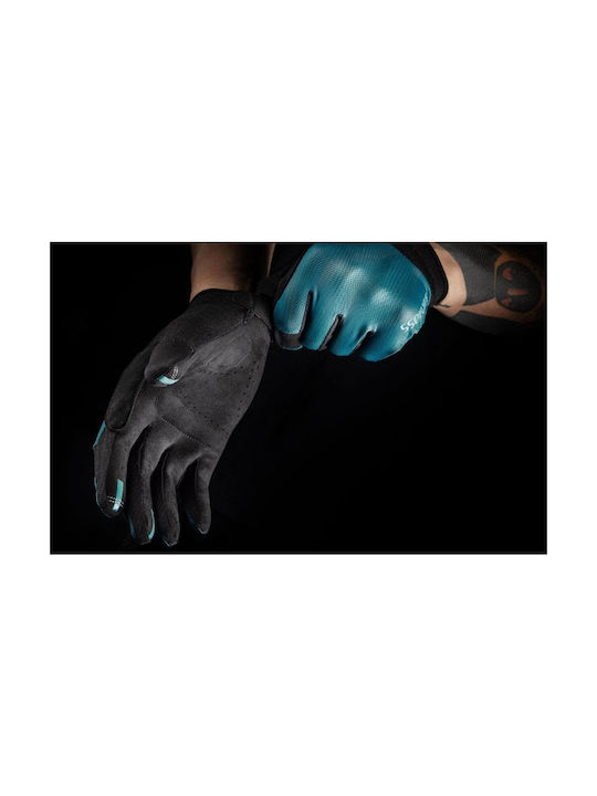 Bluegrass React Full Finger Cycling Gloves Adults Blue