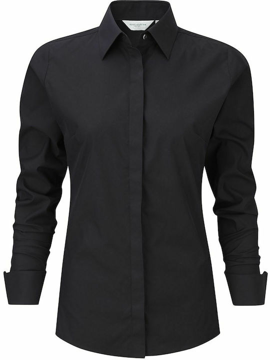 Long Sleeve Women's Shirt Black Black