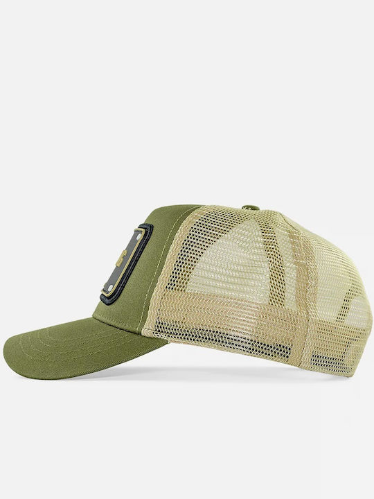 Cash Is King Green Jockey Cap Rubber Patch John Hatter & Co