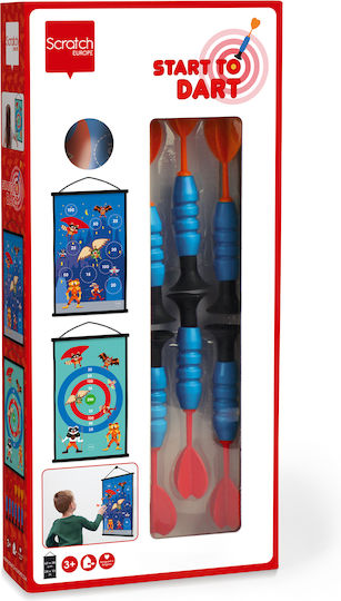 Game Road To Darts 2 Părți Diferite Model Super Eroi 6 Săgeți Incluse Multicolor Scratch Europe 3 Ani +