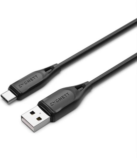 Cygnett Cabluri USB De Tip C La USB-A Charge Transfer 3A 60W Essentials 1M Negru