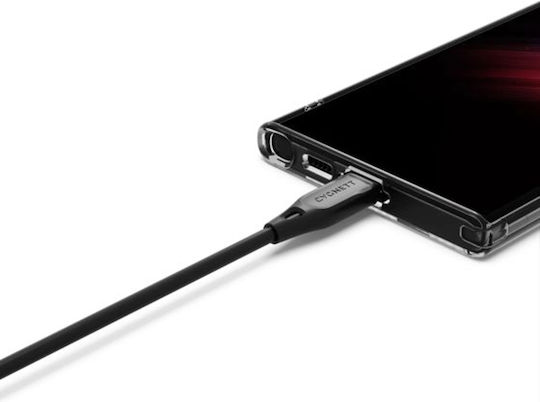 Cygnett Cabluri USB De Tip C La USB-A Charge Transfer 3A 60W Essentials 1M Negru