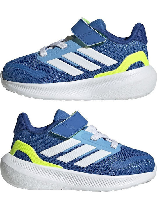 Runfalcon 5 RUNFALCON 5 EL I Kids Sports Shoes Running with Hoop & Loop Closure Blue