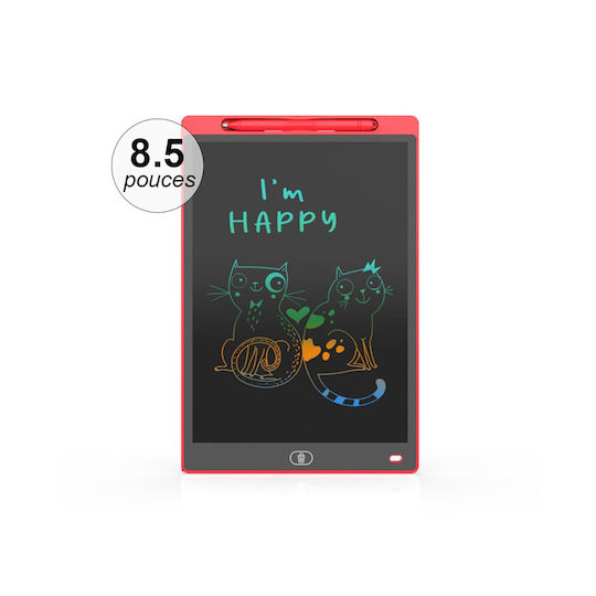 Avizar 8.5" Colour Lcd Erasable Graphic Tablet Children Red