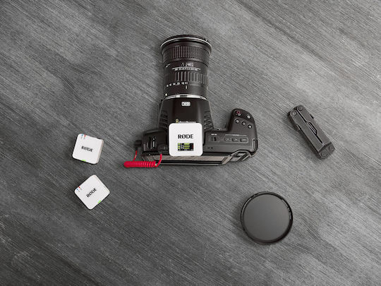 Rode Wireless GO Gen3 Set Wireless Condenser (Small Diaphragm) Microphone Πέτου, Clip On Journalistic in White Color