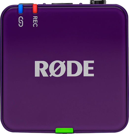 Rode Wireless GO Gen3 Set Wireless Condenser (Small Diaphragm) Microphone Πέτου, Clip On Journalistic in Purple Color