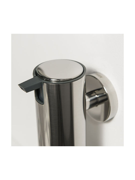 TIGER Επιτοίχιο Dispenser από Ανοξείδωτο Ατσάλι Γκρι 75ml