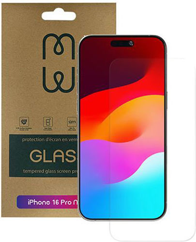Mw Защитен Екран Apple iPhone 16 Pro Max От Ултратънко Закалено Стъкло Прозрачен
