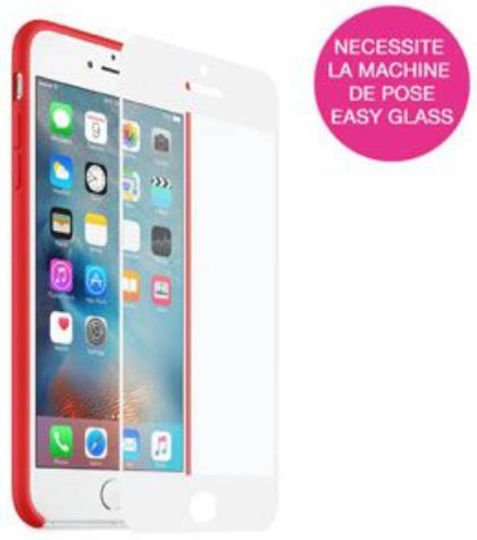 Mw Easy Glass Case Friendly Закален Стъклен Протектор За Екран iPhone 6/6s Бял