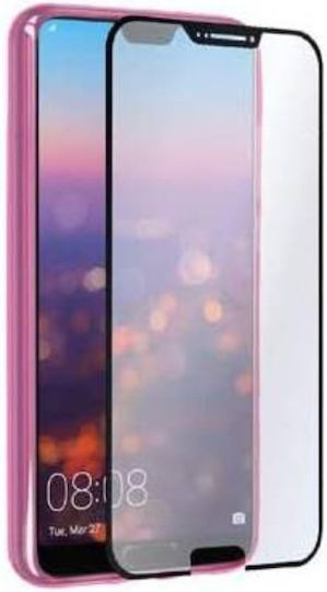 Mw Huawei P30 Протектор от Закалено Стъкло 9h Ултра Тънък 0.3mm Прозрачен Черен