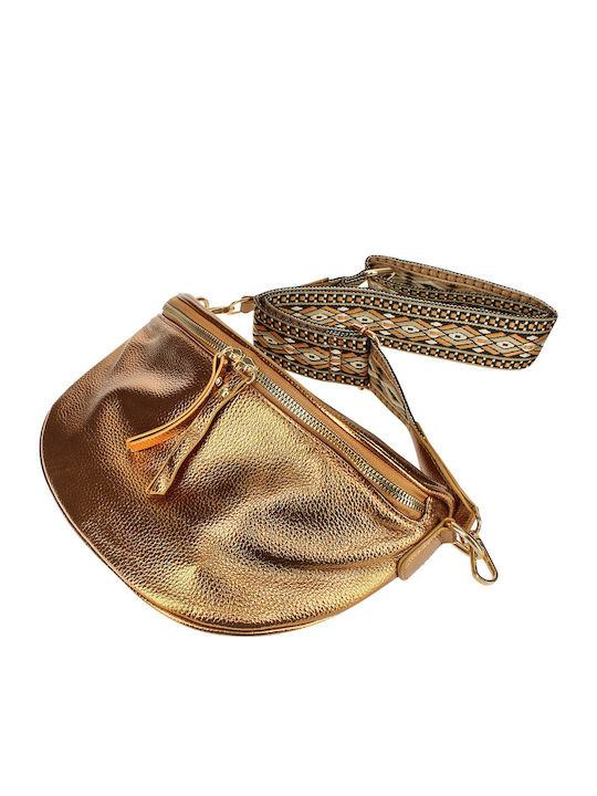 Gallantry Geometrisches Muster Gürteltasche Bronze